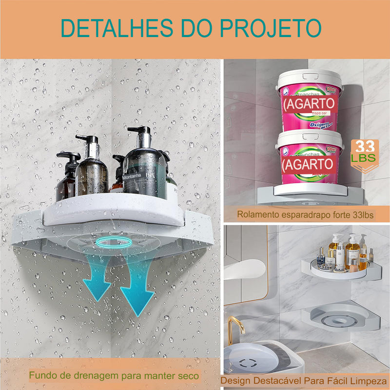 Saboneteira Organizadora Inteligente Versátil e Prática